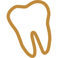 Dentaal goud gouden kies of tand