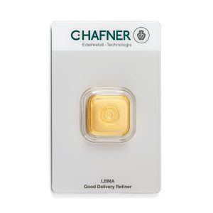 C. Hafner 50 gram goudbaar Casted