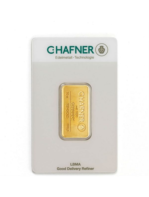 C. Hafner 10 gram goudbaar