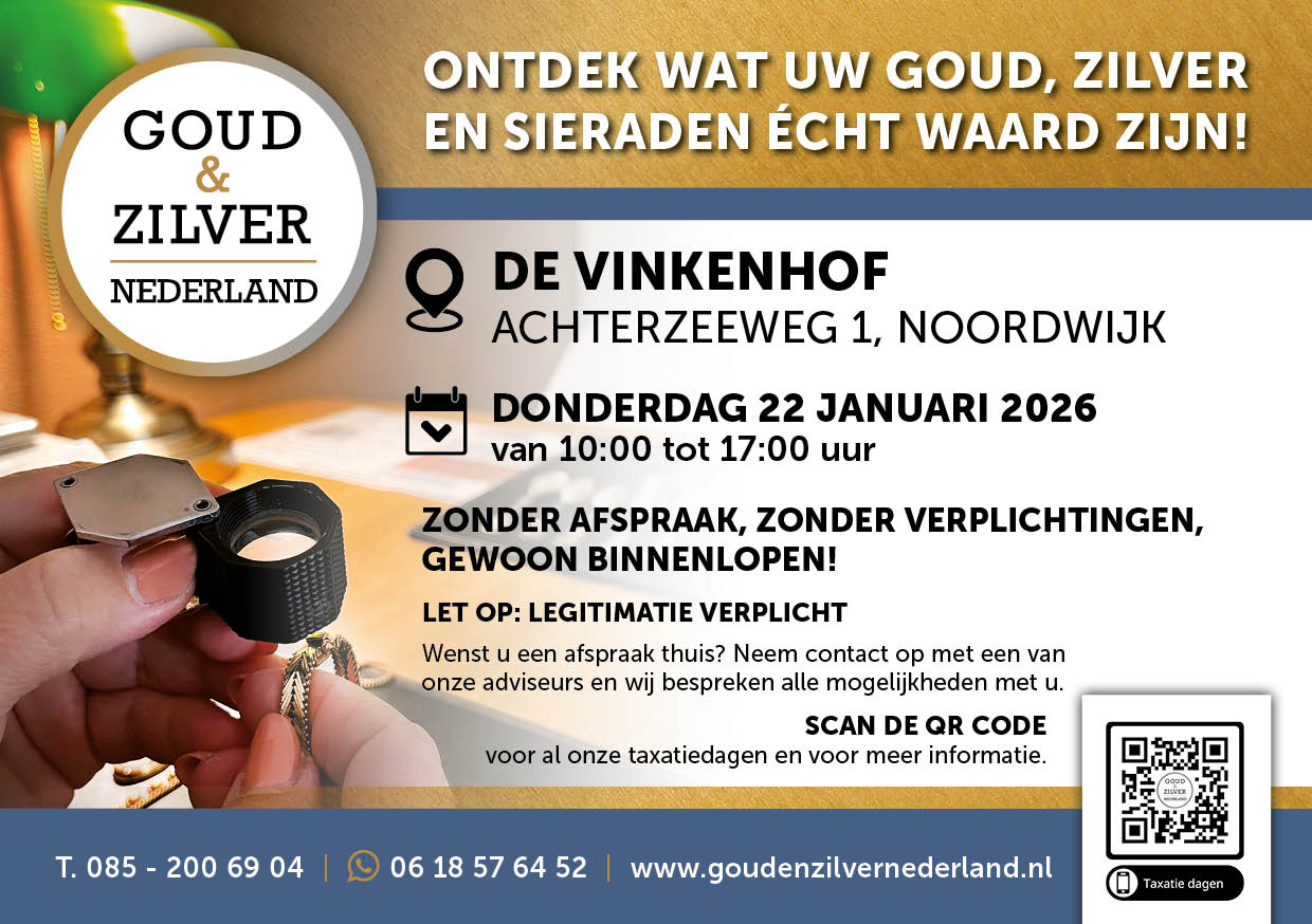 De Vinkenhof te Noordwijk : Inkoop van o.a. Vintage, goud, zilver, sieraden, antiek, en gratis taxatie