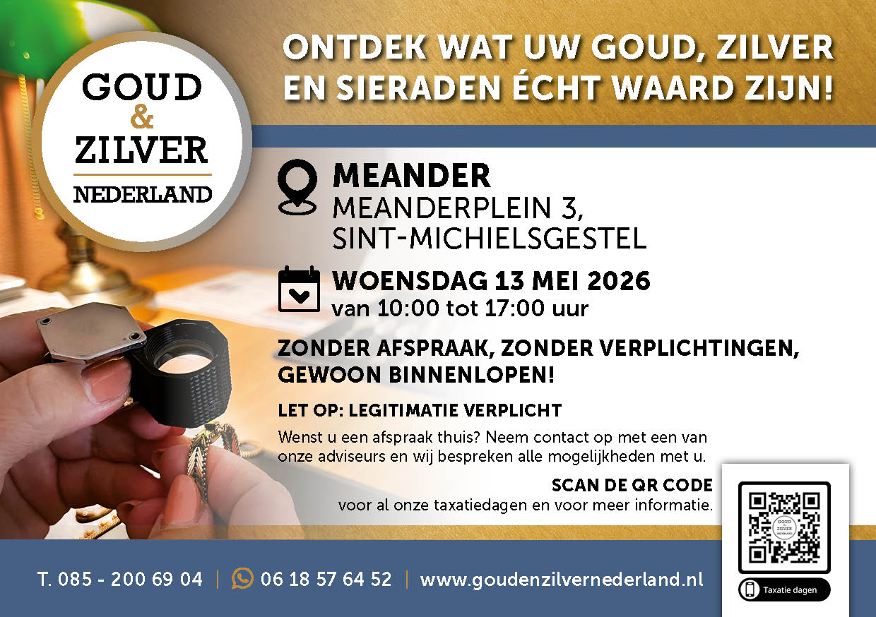 Buurtcentrum De Lorzie te Wormer : Gratis Taxatie; Inkoop van o.a. Vintage, goud, zilver, sieraden en antiek.