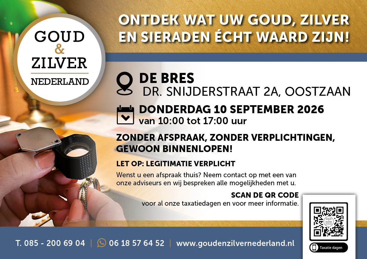 Buurthuis De Bres te Oostzaan – Taxatie & Inkoop van Goud, Zilver, Sieraden, Antiek, Vintage & Retro